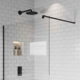 Product Lifestyle image of the Abacus Matt Black Wall Mounted Bracing Bar